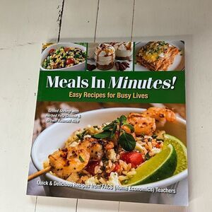 Meals In Minutes Cookbook Paperback Quick & Easy Recipes 2017